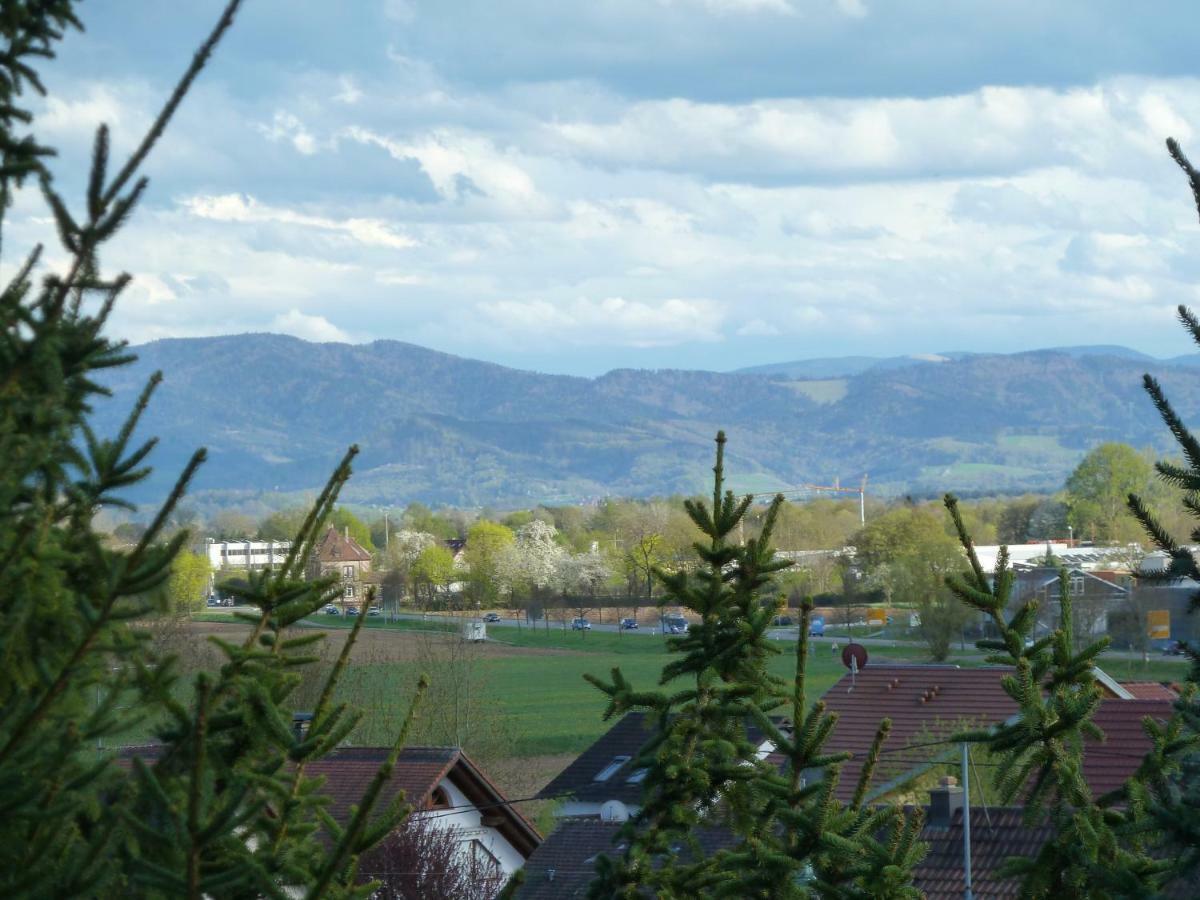 Helle 70 Qm Ferienwohnung Mit Herrlichem Blick Teningen Dış mekan fotoğraf